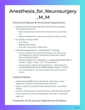Anesthesia Neuorsurgey Masses and Intercranial Hemorrhage