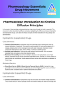 Pharmacology Essentials: Drug Movement