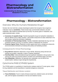 Pharmacology and Biotransformation