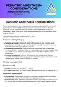 Pediatric Anessthesia Bundle