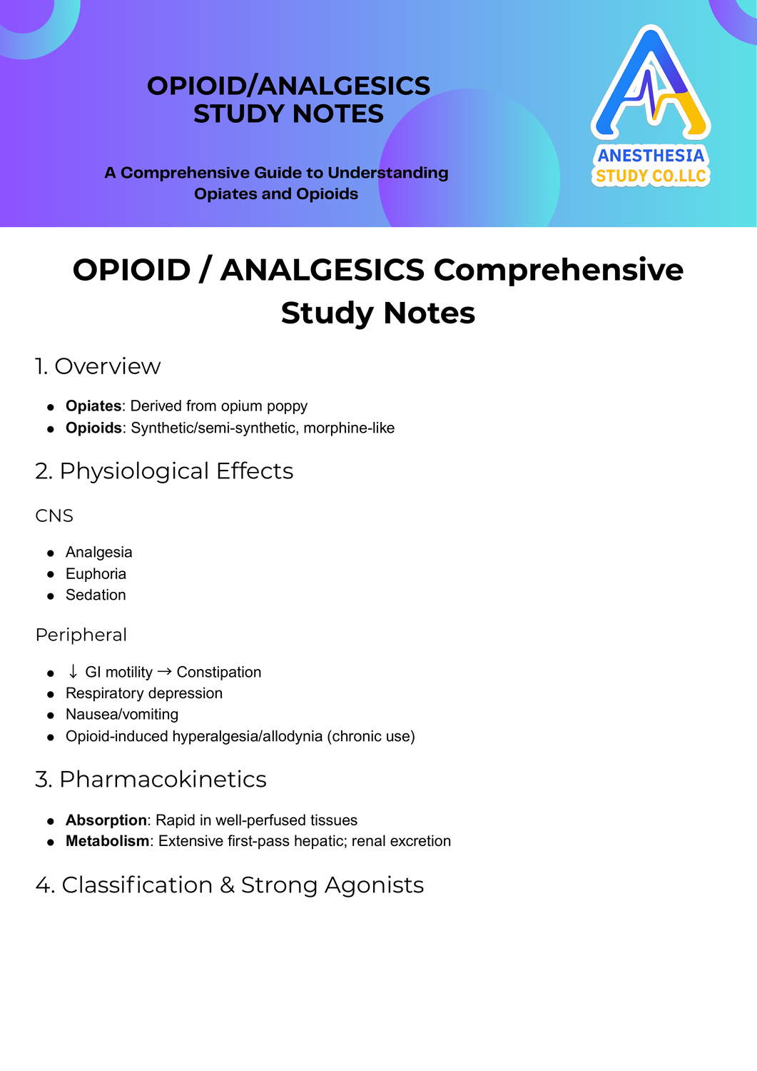 The Complex World of Opioid Analgesics